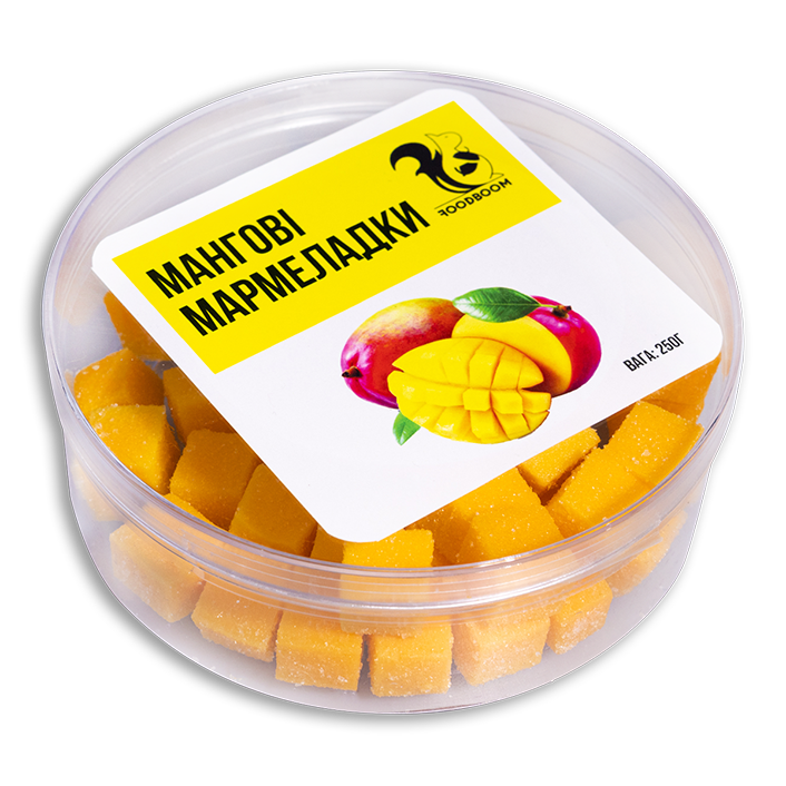 Мангові мармеладки натуральні, 250г – FoodBoom